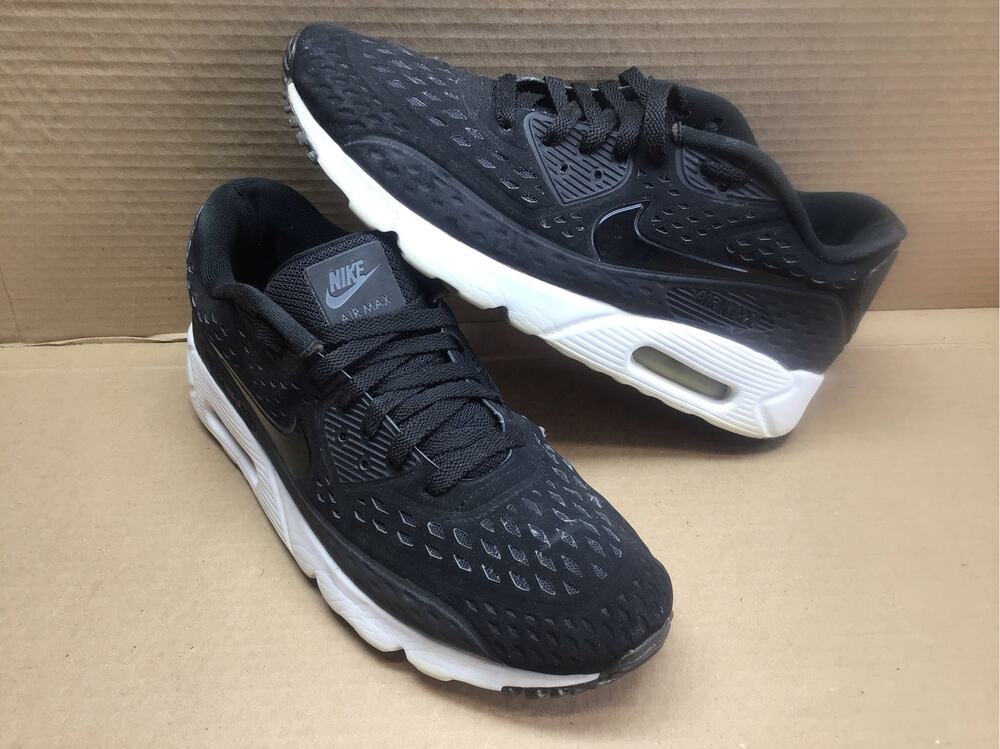 Nike Air Max 90 Ultra BR Black White Running Shoes Size 10 Sneaker 725222-001